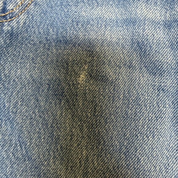 Old Navy Denim Midi Skirt Women’s 10 Blue Front Slit EUC - Picture 4 of 10